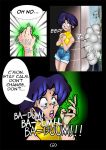  akane_tendo blue_hair comic doujin green_eyes ranma_1/2 sexy_amazon_hulk-chan 