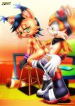  archie_comics bbmbbf mobius_unleashed nicole_the_lynx palcomix sega sonic_(series) sonic_the_hedgehog_(series) spike_the_porcupine 