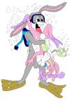  1boy 1girl 69 anthro ass babs_bunny balls bubbles bugs_bunny drowning dtcg fellatio female fins flippers furry goggles looney_tunes male male/female nude penis pussy pussylicking rabbit scuba scuba_gear straight swimming_fins swimming_goggles tagme tiny_toon_adventures underwater warner_brothers water 