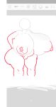 1girl body bumpy_areola concept_art curvy_figure design hyper hyper_breasts nipple pepsiminus voluptuous