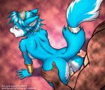  anus artist_name ass ass_grab blue_hair blush breasts canine cum doggystyle dr_comet dr_comet_(artist) female fox from_behind furry hetero highres jewelry krystal lots_of_jewelry male nintendo nude orgasm penis pov pov_ass pussy sex sideboob star_fox sweat tail vaginal video_games 