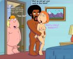  anal_penetration chris_griffin family_guy incest infidelity jerome_washington lois_griffin threesome 