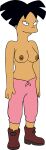  amy_wong bare_breasts boots breasts futurama pants topless 