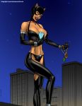  2007 batman_(series) catwoman dc dc_comics deuce_(artist) diamond elbow_gloves mask necklace selina_kyle 