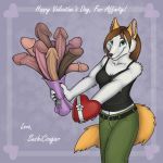 bouquet female furry original original_character penis penis_everywhere penis_monster sushicougar sushicougar_(artist) valentine&#039;s_day what