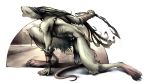  blindfold chichapie female furry hair juruken_(artist) rat rodent solo torn_clothing warrior weapon 