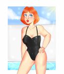  family_guy hand_on_hip lois_griffin swimsuit wet 