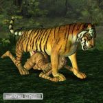  1boy 1girl 3d beastiality female feral fur furry male sex tail tiger 