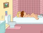  bath bathing bathrobe bathroom bathtub breast_grab brother_and_sister chris_griffin family_guy funny gif guido_l lois_griffin meg_griffin mom voyeur watching water wet 