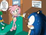  amy_rose bottomless breasts huge_breasts sonic sonic_the_hedgehog sonictopfan_(artist) text 