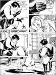 anal_insertion ball_gag big_breasts bondage chris_(sm_comics_artist) comic fat french_text hairy_pussy insertion jane&#039;s_training le_dressage_de_jane monochrome pussy_juice thigh_high_boots ugly_female yuri