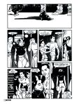  2girls comic female_only kevin_taylor kiss_comix monochrome multiple_boys the_girl 