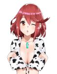  1girl big_breasts breasts j@ck nintendo pyra_(xenoblade) red_eyes red_hair tagme video_game_character video_game_franchise xenoblade_(series) xenoblade_chronicles_2 