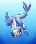  1girl 1girl anthro blue_body blue_skin breasts cetacean delphinoid dolphin fours_(artist) genitals hanging_breasts high_res mammal marine pussy sega sonic_the_hedgehog_(series) tempest_the_dolphin toothed_whale underwater water 