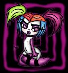  creepie gothic growing_up_creepie innocenttazlet multicolored_hair stockings tagme 