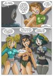 angry asian asian_female big_breasts black_eyes black_hair blonde_hair blue_eyes breasts bridgette_(tdi) cartoon_network cleavage comic cover_up covering_breasts curly_hair dyed_hair embarrassing goth goth_girl green_eyes green_hair green_lipstick gwen_(tdi) heather_(tdi) hourglass_figure izzy_(tdi) light-skinned_female lipstick long_blonde_hair long_hair navel orange_hair pale-skinned_female panties panty_peek ponytail purple_panties short_hair smile thick_ass thick_legs thick_thighs topless torn_clothes torn_clothing total_drama_island two_tone_hair underwear wardrobe_malfunction wasp_waist white_panties x^j^kny x^j^kny_(artist)