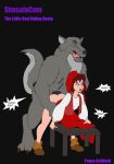  big_bad_wolf little_red_riding_hood panze tagme werewolf 