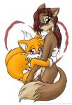  archie_comics elias_acorn fox_lee male/male male_only miles_&quot;tails&quot;_prower multiple_tails sega sonic sonic_(series) tail yaoi 