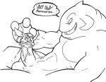 2boys alien bigger_male disney english_text forced forced_oral gantu larger_male lilo_and_stitch male male_only oral size_difference stitch text white_background yaoi