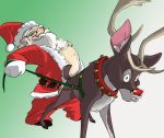  beastiality christmas deer rudolph santa_claus yaoi 