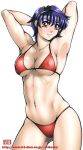  abs arikawa armpits arms_up athena_asamiya breasts hentai lipstick nipples snk web_address web_address_with_path wet 