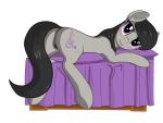 1girl ass blush cutie_mark earth_pony female female_only friendship_is_magic looking_at_viewer lying my_little_pony negasun nude octavia octavia_(mlp) octavia_melody pony pussy tail