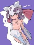 1girl creatures_(company) flat_chested froslass game_freak masha moemon nintendo pokemon pokemon_(anime) pokemon_(creature) pokemon_(game) pokemon_(species) purple_background