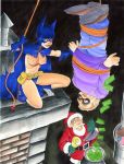   barry_blair batgirl christmas dc_comics  