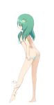  1girl am-s ass bad_id female green_hair kochiya_sanae panties sanae_kochiya snake touhou underwear 