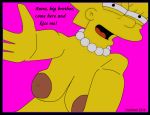  brother_and_sister dark_areolae implied_incest incest large_areola lisa_simpson lisalover the_simpsons 