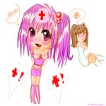  breasts chibi medic nude_female nursey pink_hair team_fortress team_fortress_2 
