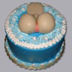 anus ass cake_(food) food frosting inanimate light_skin picture