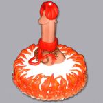 cake_(food) dildo food frosting inanimate penis picture
