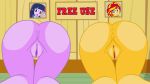  2_girls 2girls all_fours anus ass equestria_girls female_only friendship_is_magic my_little_pony nude on_all_fours phil_el_mago presenting_hindquarters pussy stuck sunset_shimmer sunset_shimmer_(eg) thigh_gap through_wall twilight_sparkle twilight_sparkle_(mlp) 