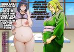  2_girls big_breasts hinata_hyuuga huge_breasts milf naruho naruto naruto_shippuden pregnant translated tsunade 