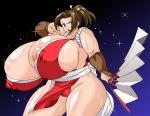  badass bbw big_breasts breasts curvy fatal_fury giant_breasts king_of_fighters mai_shiranui muscle nipples plump pussy snk 