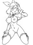 breasts erect_nipples hairless_pussy huge_breasts nipples nude pokemon pussy sketch spread_legs stockings
