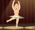  ballet dancing family_guy gif guido_l meg_griffin spinning stage topless 