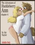 comic cover_page furry horse jay_naylor the_adventures_of_huckleberry_ann