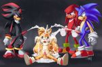  cum cumshot knuckles_the_echidna miles_&quot;tails&quot;_prower multiple_tails purplekecleon shadow_the_hedgehog sonic sonic_team sonic_the_hedgehog tail yaoi 