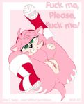 amy_rose asking_for_it_(text) drxii fuck_me_(text) piercing sega solo sonic sonic_*(series) sonic_the_hedgehog_(series) text