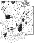 comic cooking_with_shardfire dragon furry futanari monochrome xpray