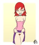 foster&#039;s_home_for_imaginary_friends foster's_home_for_imaginary_friends frankie_foster naughty_face no_panties pubic_hair seducing skirt_lift 