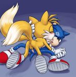  karlo miles_&quot;tails&quot;_prower multiple_tails sonic sonic_team sonic_the_hedgehog tail yaoi 