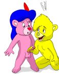  1boy 1girl cubbi_gummi disney female gummi_bears handjob male male/female rave_roo sunni_gummi 