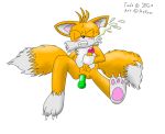  anal_penetration cum cumshot hellfox miles_&quot;tails&quot;_prower multiple_tails solo sonic_(series) sonic_team tail yaoi 