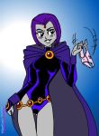 1girl 2009 biesiuss dc_comics female female_only non-nude panties raven_(dc) solo teen_titans