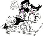 ass bent_over bonnie_rockwaller disney gman286 kim_possible kimberly_ann_possible panty_pull shego wedgie