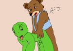 2003 2boys anal_penetration bear bear_(franklin) franklin franklin_(series) rave_roo turtle
