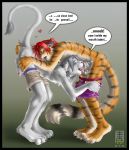 2_boys 2_males 2boys 4_toes 5_fingers anthro anthro/anthro anthro_only bent_over character_request closed_eyes duo english_text erection fellatio furry hair handjob lowres male male/male male_anthro male_only multicolored_fur multiple_boys oral panties panties_pull pants_pull penis red_hair sex shorts_pull speech_bubble standing testicles text topless topless_anthro topless_male underwear yaoi zen zen_(artist)